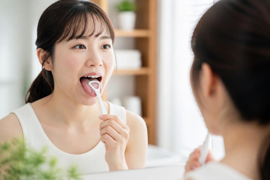口呼吸と舌苔・口臭にはどんな関係がある？