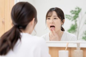 舌苔による口臭の接客時の対策は？